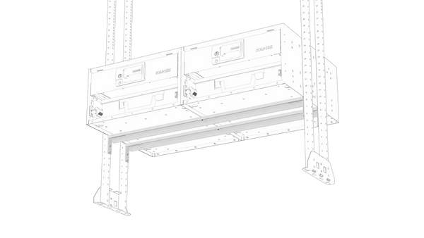 8-Series Support Bars for Horizontal Cabinet Connection (Set of 2)
