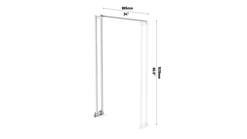 RolaShelf Heavy Duty 8-Series Van Shelving Extension Frame