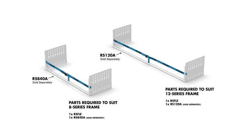 RolaShelf 8-Series Floor Mount Enclosure for commercial vehicles