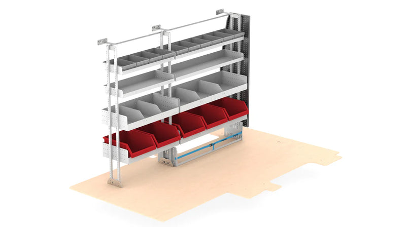 RolaShelf LDV Delivery 9 Drivers Side Australia's Most Popular Van Kit 2 