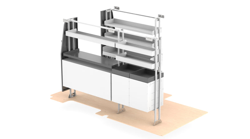 Rolashelf LDV Deliver 9 MWB Deluxe Van Kit  7