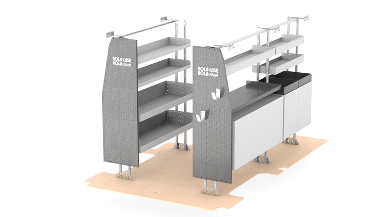 Rolashelf LDV Deliver 9 MWB Deluxe Van Kit  4
