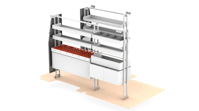  LDV Deliver 9 MWB Electrical Van Shelving Kit  8