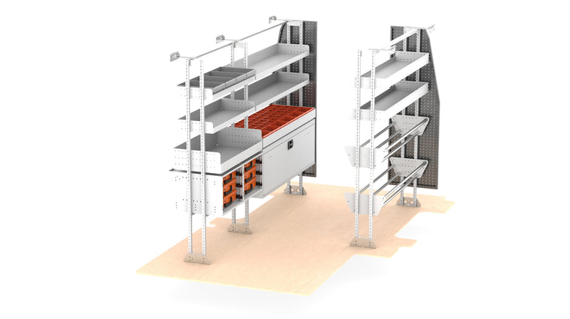  LDV Deliver 9 MWB Electrical Van Shelving Kit  5