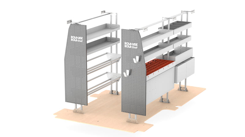  LDV Deliver 9 MWB Electrical Van Shelving Kit  4