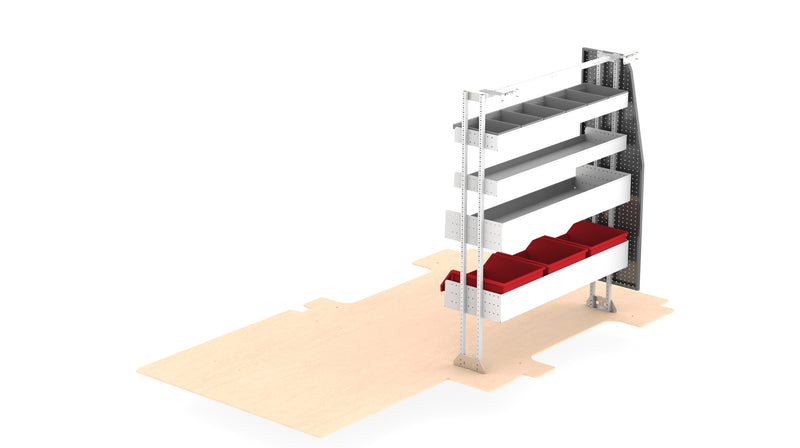 LDV Deliver 9 MWB General Van Shelving Kit 2 