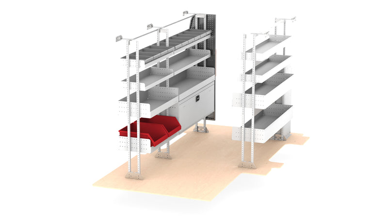 Rolshelf LDV Deliver 9 MWB HVAC Van Kit 3 