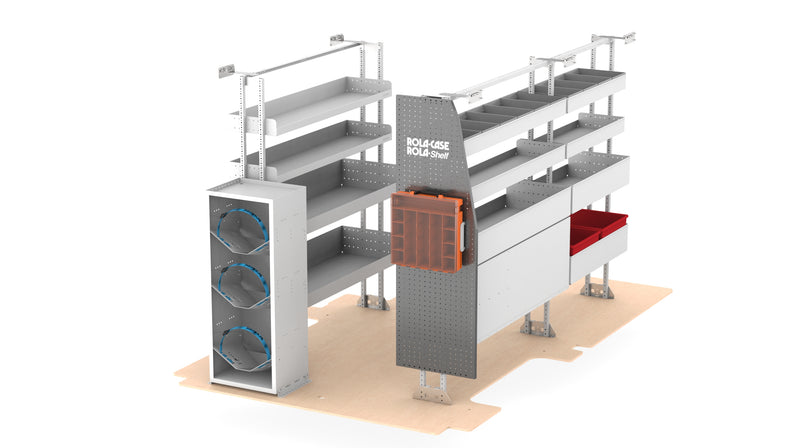 Rolshelf LDV Deliver 9 MWB HVAC Van Kit