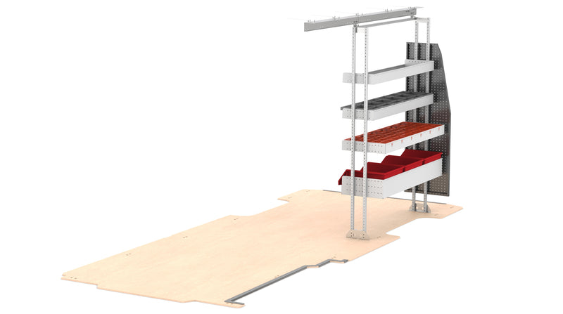 RolaShelf  Service Technician Van Package mid to high roof vans passenegr side v2