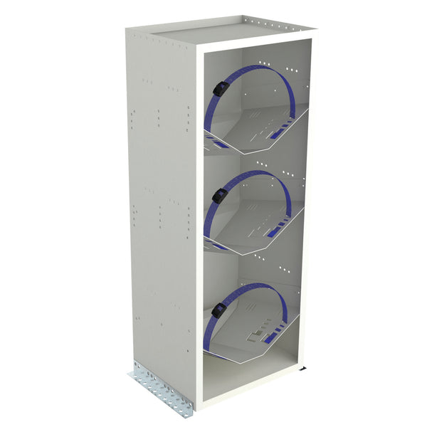 Secure &amp; Adjustable 3-Tier Rolacase Refrigerant Tank Storage