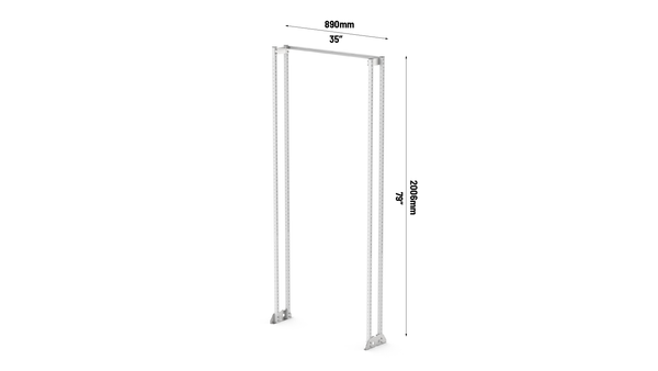 RolaShelf Heavy-Duty 8-Series Van Shelving Start Frame