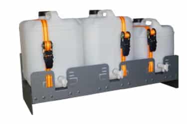 Heavy-Duty Fluid Storage Shelf for Vans & Trucks