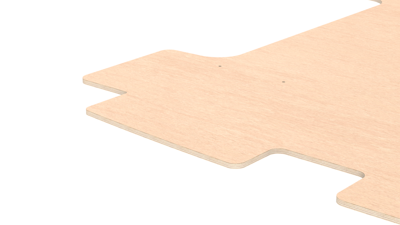 Ford Transit 350L 12mm Plywood Cargo Flooring RolaShelf v1