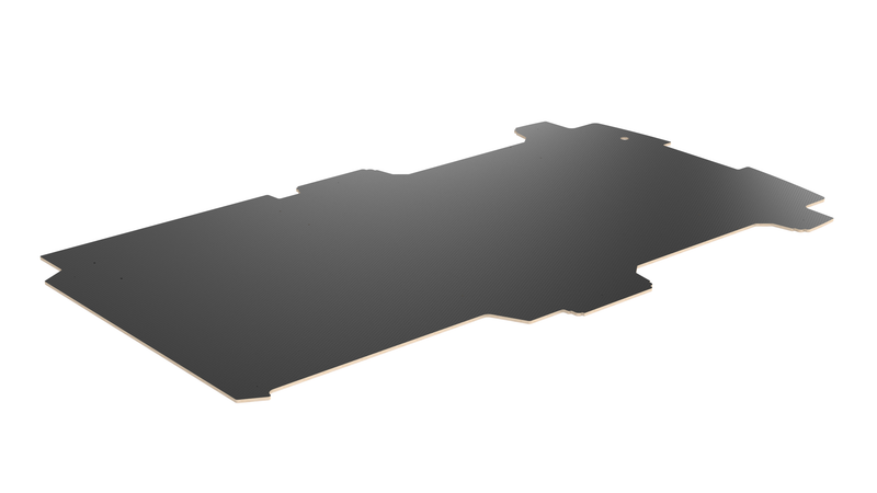 RolaShelf Ford transit Custom Trend LWB Phenolic Hexa Cargo Flooring v3