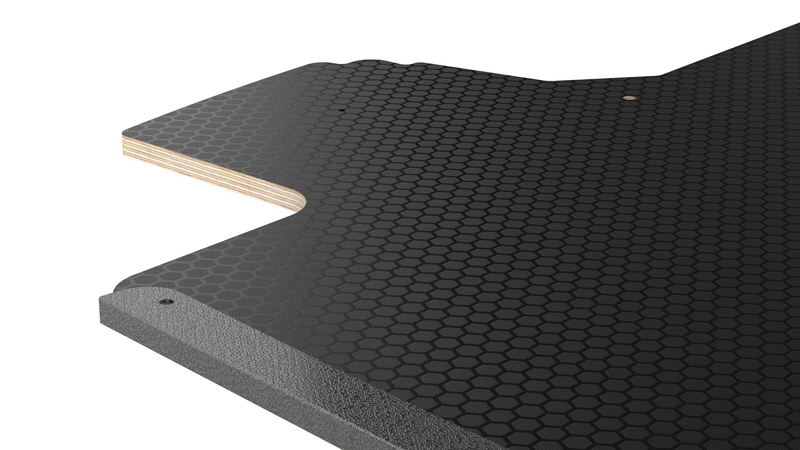 Rolashelf Ford transit Custom Trend SWB Flooring Trim Kit v2