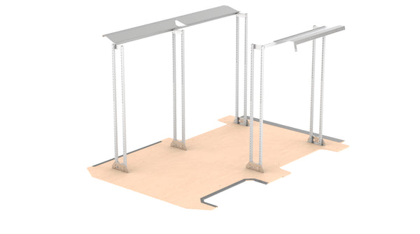 RolaShelf Renault Trafic SWB Roof Anchor V7