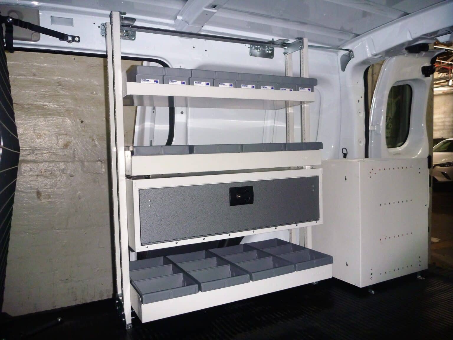 RolaCase storage system installed in Renault van