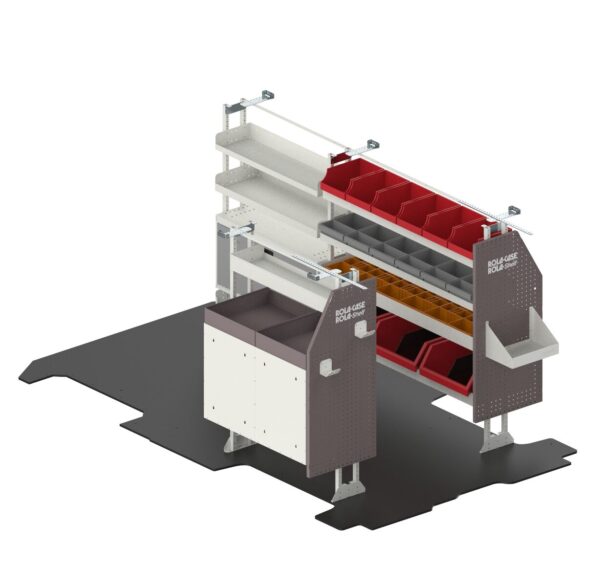 RSMRLDX – Mid Roof Long Van Shelving Deluxe Package