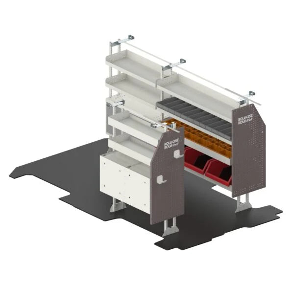 RolaCase RSMRLGE – Mid Roof Long Van Shelving General Package v1