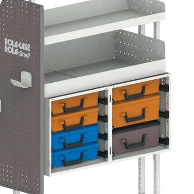 RolaCase RSMRLGE – Mid Roof Long Van Shelving General Package v2