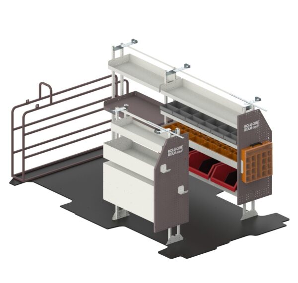 RolaCase RSMRLSV – Mid Roof Long Van Shelving Service Package v1