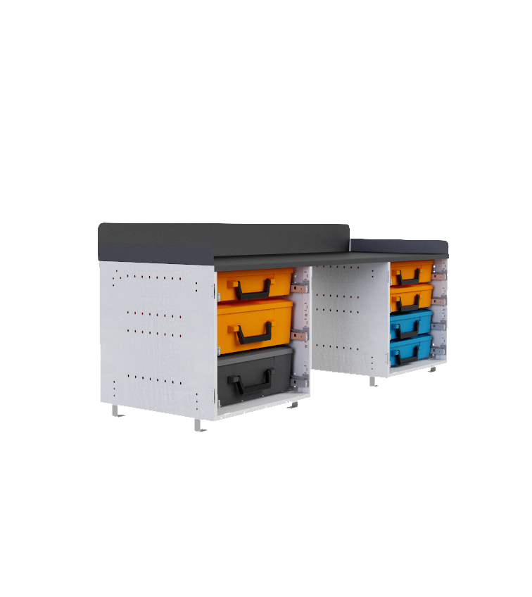 Toyota Hiace Locksmith Van Package - Rear Side