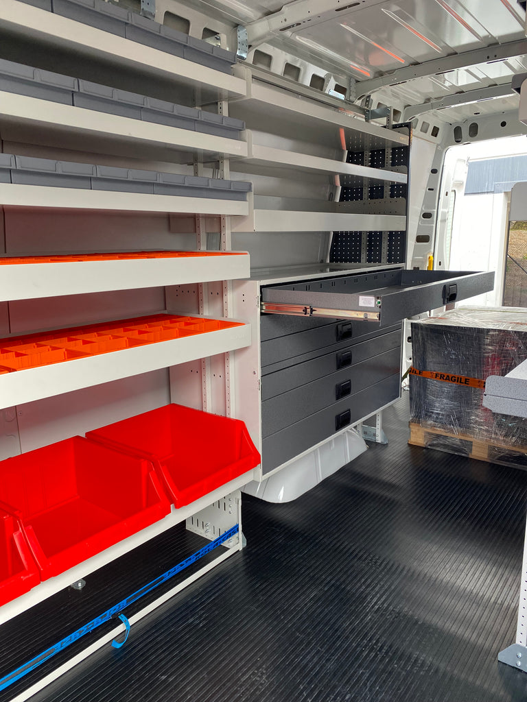 RolaShelf Iveco Daily Van upfit 17