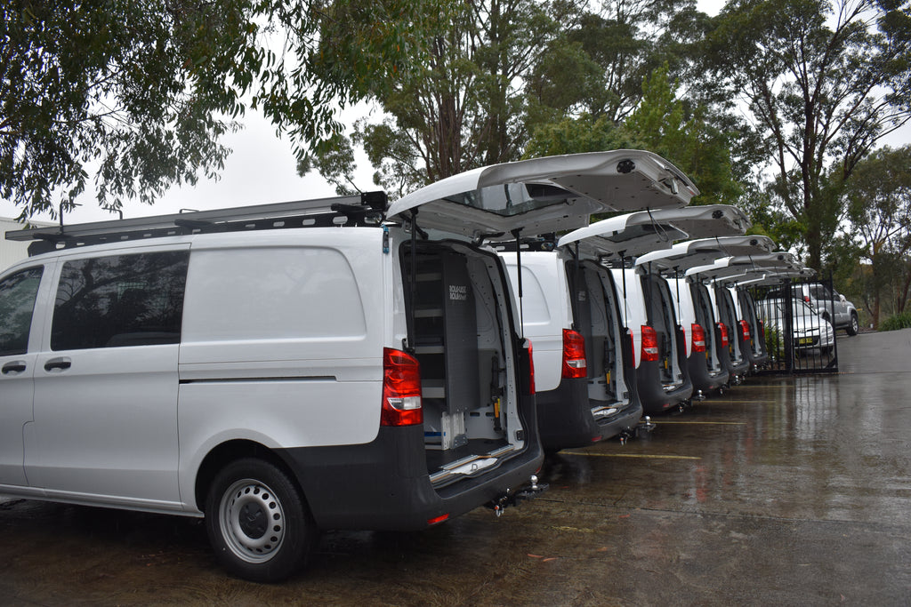 RolaShelf Mercedes Vito Van Shelving 10