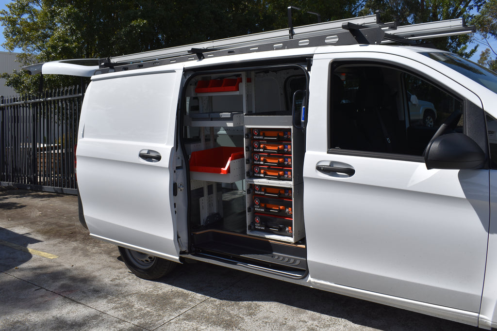 RolaShelf Mercedes Vito Van Shelving 3