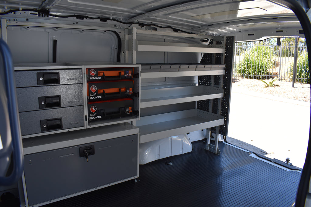 RolaShelf Mercedes Vito Van Shelving 9