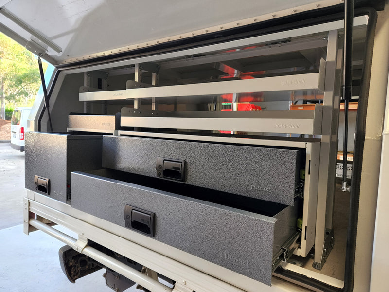Rolacase Canopy_Service Body Shelving 102
