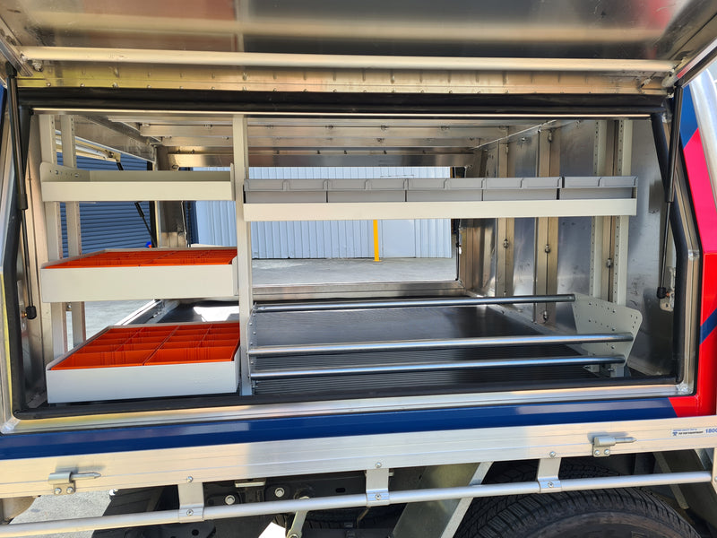 Rolacase Canopy_Service Body Shelving 103