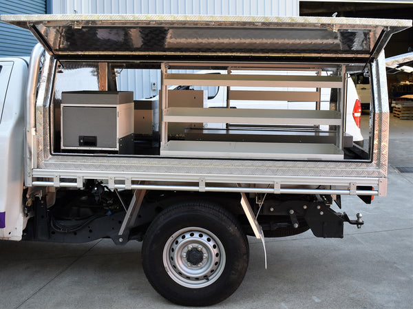 Rolacase Canopy_Service Body Shelving 105