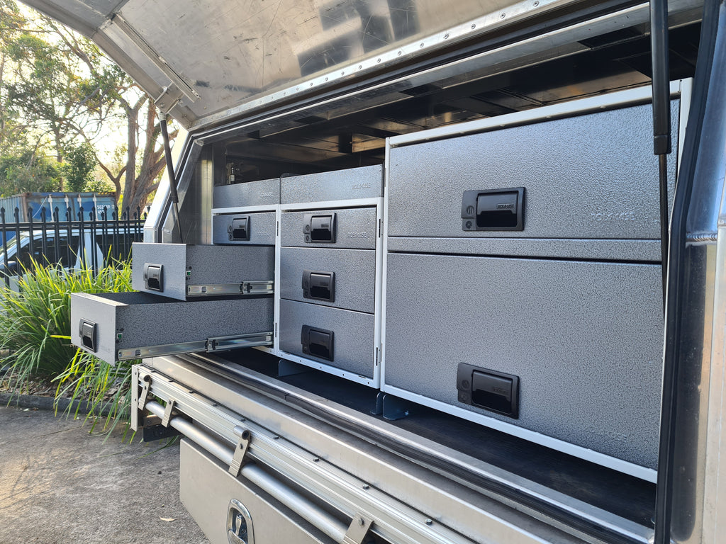 Rolacase Canopy_Service Body Shelving 14
