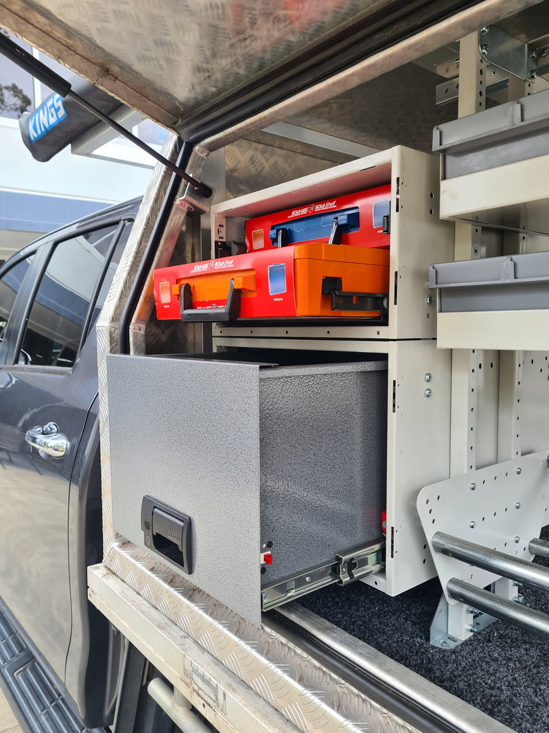 Rolacase Canopy_Service Body Shelving 17