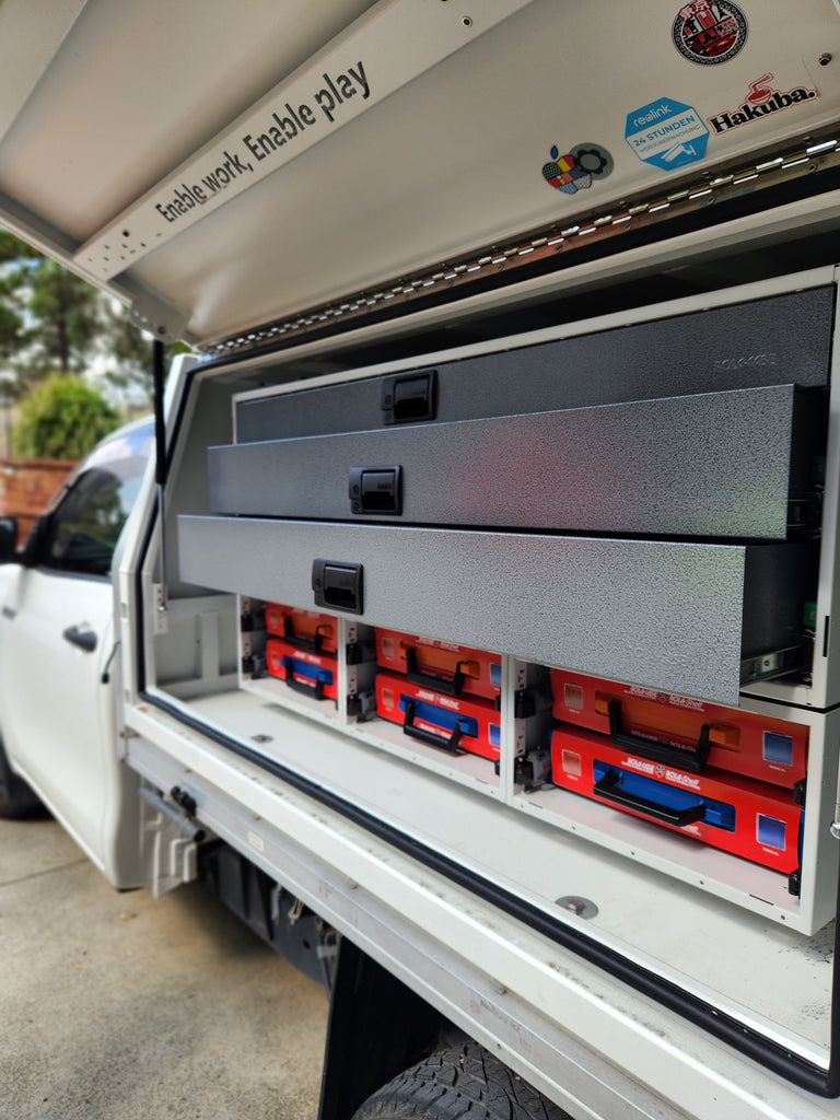 Rolacase Canopy_Service Body Shelving 20