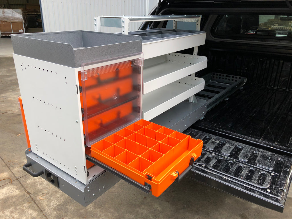 Rolacase Canopy_Service Body Shelving 30