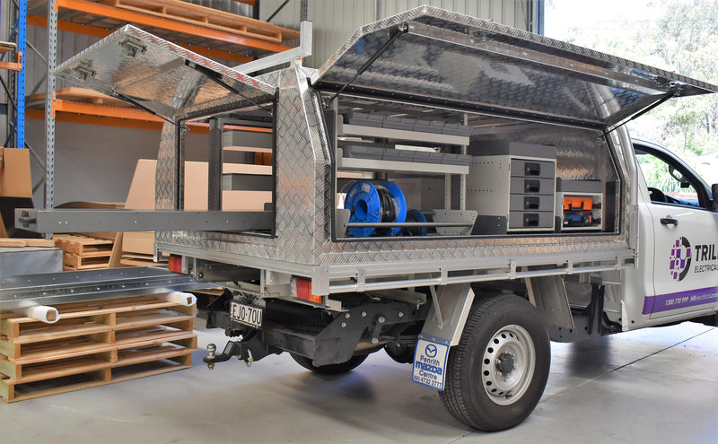 Rolacase Canopy_Service Body Shelving 34
