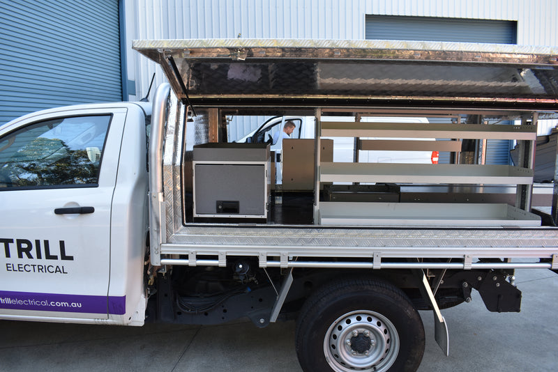Rolacase Canopy_Service Body Shelving 46