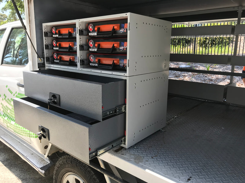 Rolacase Canopy_Service Body Shelving 49