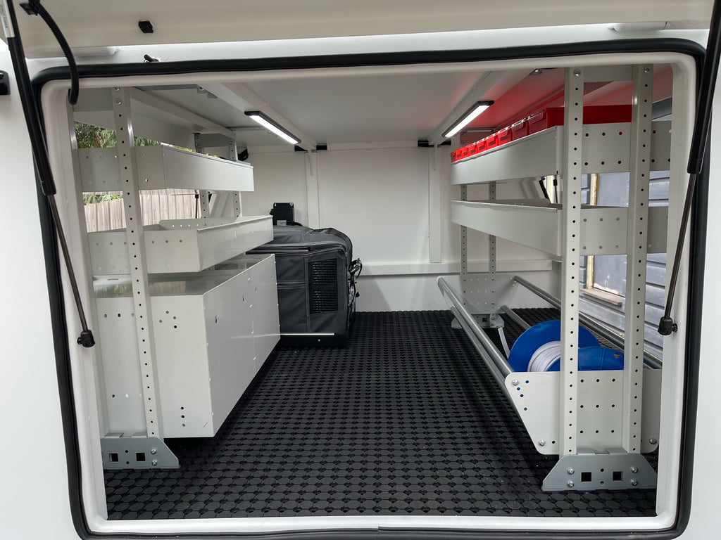 Rolacase Canopy_Service Body Shelving 51