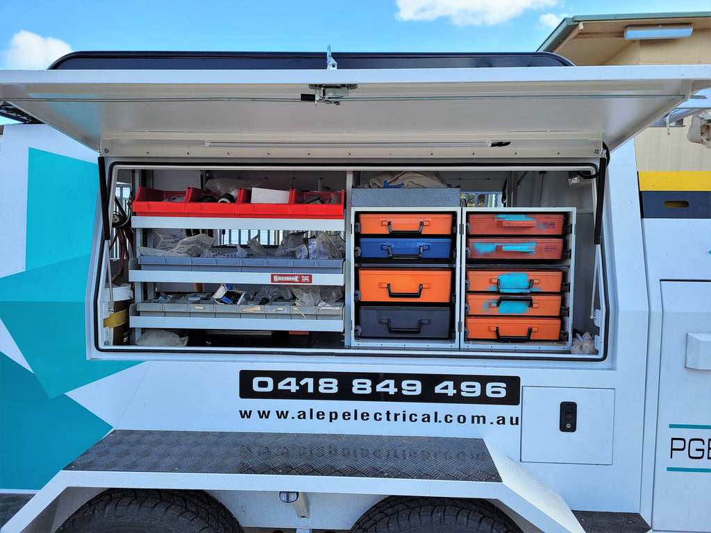Rolacase Canopy_Service Body Shelving 59
