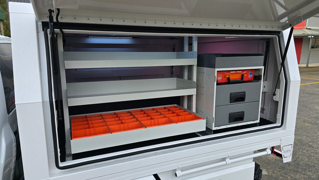 Rolacase Canopy_Service Body Shelving 68