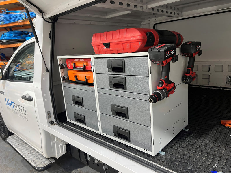 Rolacase Canopy_Service Body Shelving 73