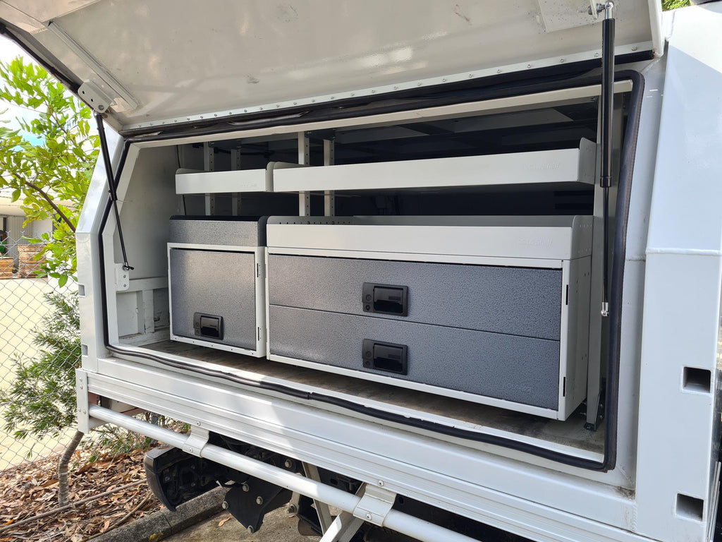Rolacase Canopy_Service Body Shelving 84