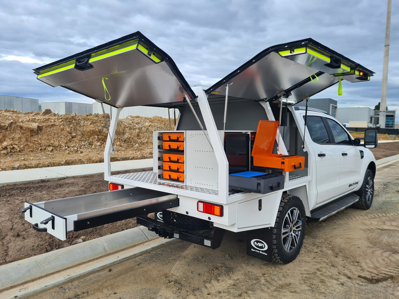 Rolacase Canopy_Service Body Shelving 87