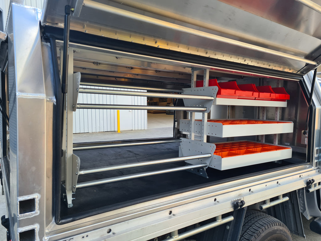 Rolacase Canopy_Service Body Shelving 94