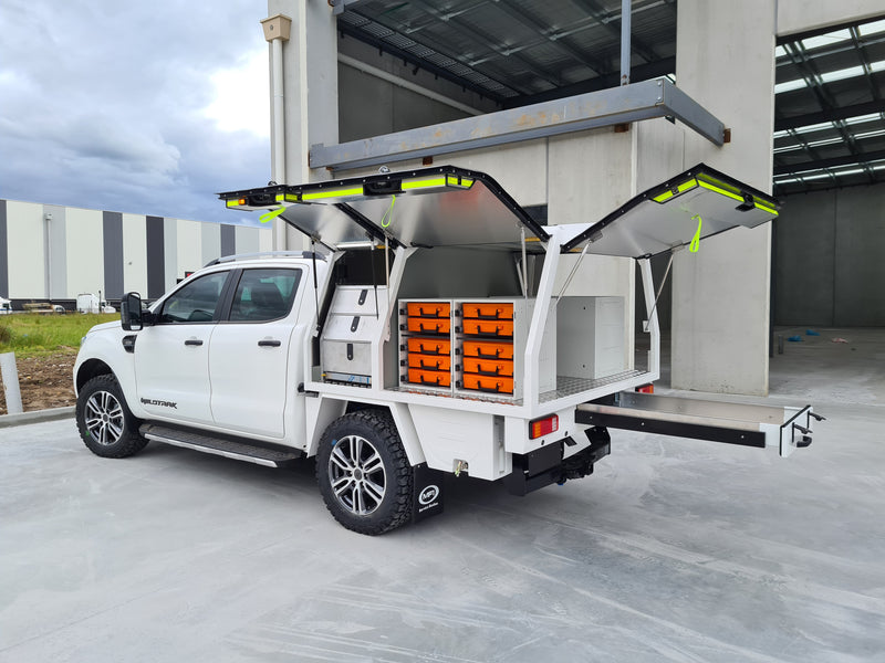 Rolacase Canopy_Service Body Shelving 97