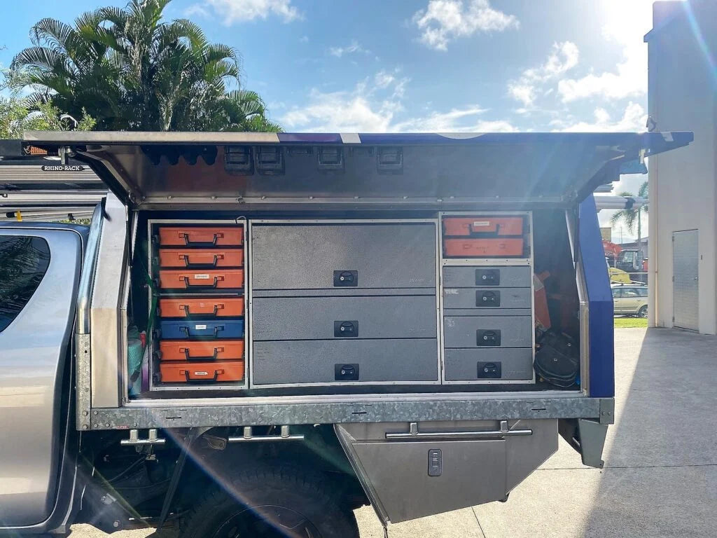 RolaCase van shelving product range and configurations