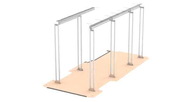 RolaShelf Vehicle-Specific Roof Anchor for Volkswagen Crafter LWB FWD v4 